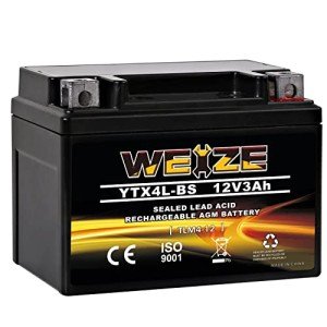 Weize YTX4L-BS High Performance Motorcycle Battery
