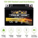 Weize YTX4L-BS High Performance Motorcycle Battery
