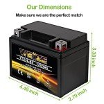 Weize YTX4L-BS High Performance Motorcycle Battery