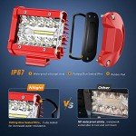 Nilight 2PCS 60W LED Light Bar Combo