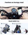 Joyroom Motorcycle Phone Mount - Auto Lock & Anti-Shake