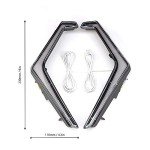 KEMIMOTO LED Fang Accent Lights for Polaris RZR