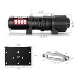 HEDGFOX 5500lbs 12V Electric Off-Road Winch