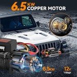Rengue 13,000lb Electric ATV Winch with Remote