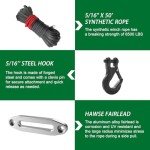 HEDGFOX 5500lbs 12V Electric Off-Road Winch