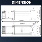 Rengue 13,000lb Electric ATV Winch with Remote