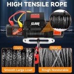 Rengue 13,000lb Electric ATV Winch with Remote