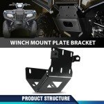 ATV Winch Mount Plate for Honda TRX500/TRX420