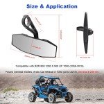 UTV Center Rear View Mirror for Polaris & Arctic Cat