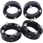 Black 2" Wheel Spacers for Polaris ATV - 4 Pack