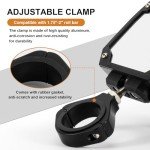 Adjustable UTV Side Mirrors with LED Spot Lights