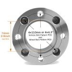 4x110 ATV Wheel Spacers 2 Inch - 4 Pack