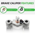 M MATI Brake Caliper & Pads for Arctic Cat ATVs