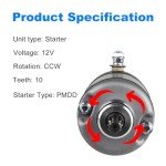 WATERWICH Starter for Honda Foreman ATVs 1995-2011