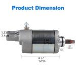 WATERWICH Starter for Honda Foreman ATVs 1995-2011