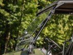 SuperATV Scratch Resistant Flip Windshield for 2016+ Polaris Ranger 570 Full-Size / Crew | 1/4" Thick Polycarbonate that is 250x Stronger than Glass and 25x Stronger than Acrylic | USA Made!