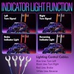 2PCS 4FT LED Whip Lights with Remote Control