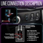 2PCS 4FT LED Whip Lights with Remote Control