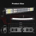 22" Curved LED Light Bar with Fog Lights