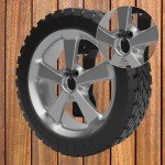 Wall Mount Spare Tire Carrier for Trailers