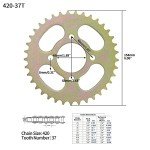 37T Rear Sprocket for 50cc-125cc ATVs