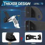 Light Bar Mounts for ATV and UTV – 2 Pack
