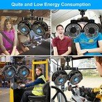 Adjustable 12V Dual Head Car Clip Fan