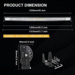 RIGIDON 50-Inch Curved LED Light Bar 648W