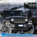 Light Bar Mounts for ATV and UTV – 2 Pack