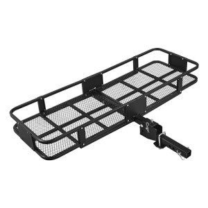 Heavy Duty Folding Trailer Hitch Cargo Carrier