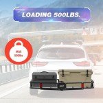 Heavy Duty Folding Trailer Hitch Cargo Carrier