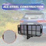 Heavy Duty Folding Trailer Hitch Cargo Carrier