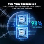 Bluetooth ATV Helmet Headset with FM, 2 Pack