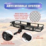 Heavy Duty Folding Trailer Hitch Cargo Carrier