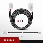 Nilight 2PCS 22AWG Wiring Harness for Off-Road Lights