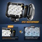 Nilight 4-Inch LED Pods for Off-Road Vehicles