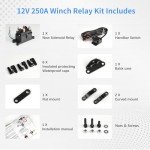 250A 12V ATV/UTV Winch Solenoid Relay Controller
