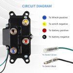 250A 12V ATV/UTV Winch Solenoid Relay Controller