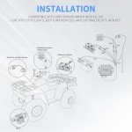 250A 12V ATV/UTV Winch Solenoid Relay Controller