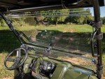 SuperATV Scratch Resistant Flip Windshield for 2016+ Polaris Ranger 570 Full-Size / Crew | 1/4" Thick Polycarbonate that is 250x Stronger than Glass and 25x Stronger than Acrylic | USA Made!