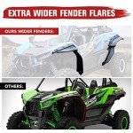 Kawasaki KRX 1000 Extended Fender Flares & Mud Flaps