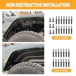 Jeep Wrangler Gladiator JT Off-Road Fender Flares