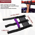 Jeep Wrangler Roll Bar Grab Handles (Purple, 2PCS)