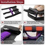 Jeep Wrangler Roll Bar Grab Handles (Purple, 2PCS)