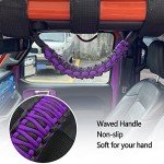 Jeep Wrangler Roll Bar Grab Handles (Purple, 2PCS)