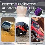 Jeep Wrangler Roll Bar Grab Handles (Purple, 2PCS)