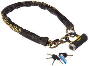 Onguard Mastiff 10mm 4ft Loop Chain, Black