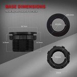 Blue LED 12V Round Rocker Toggle Switch