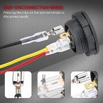 Blue LED 12V Round Rocker Toggle Switch