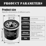 LOCOPOW 138 Oil Filter for Arctic Cat & More